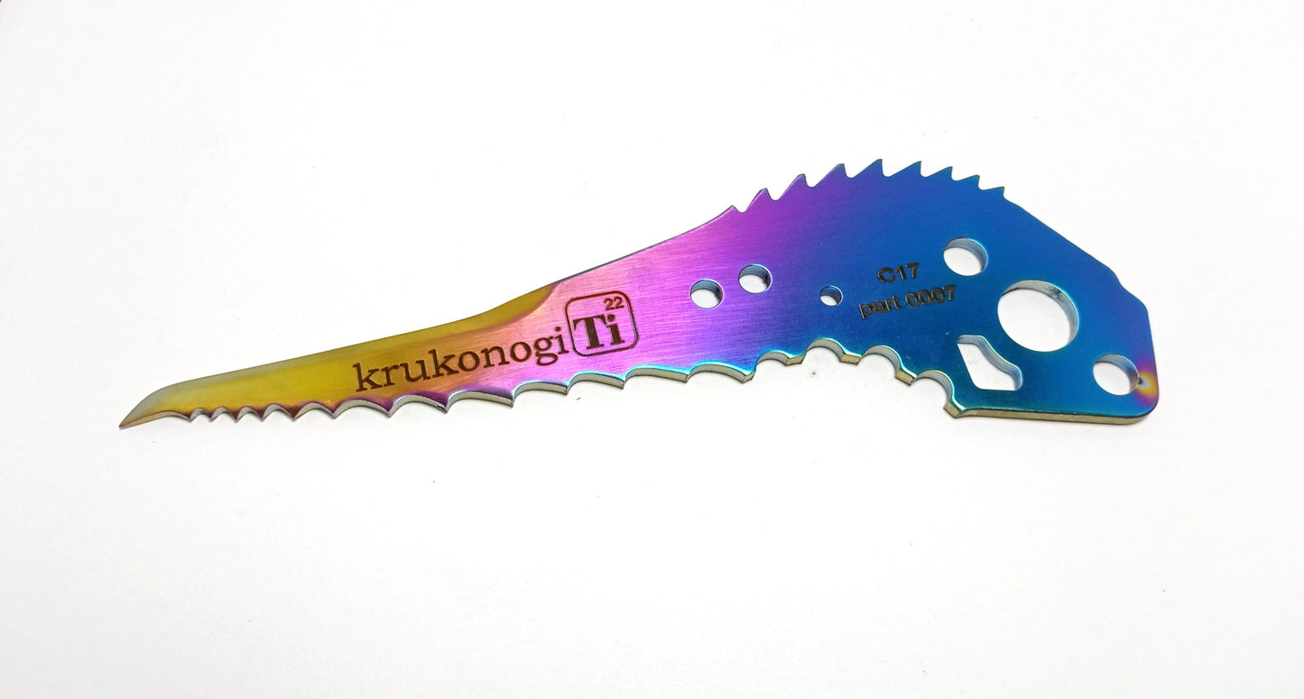 Replacement pick for Petzl Nomic I, II / Quark II (pure ice)- Armor steel. Stas Beskin Edition